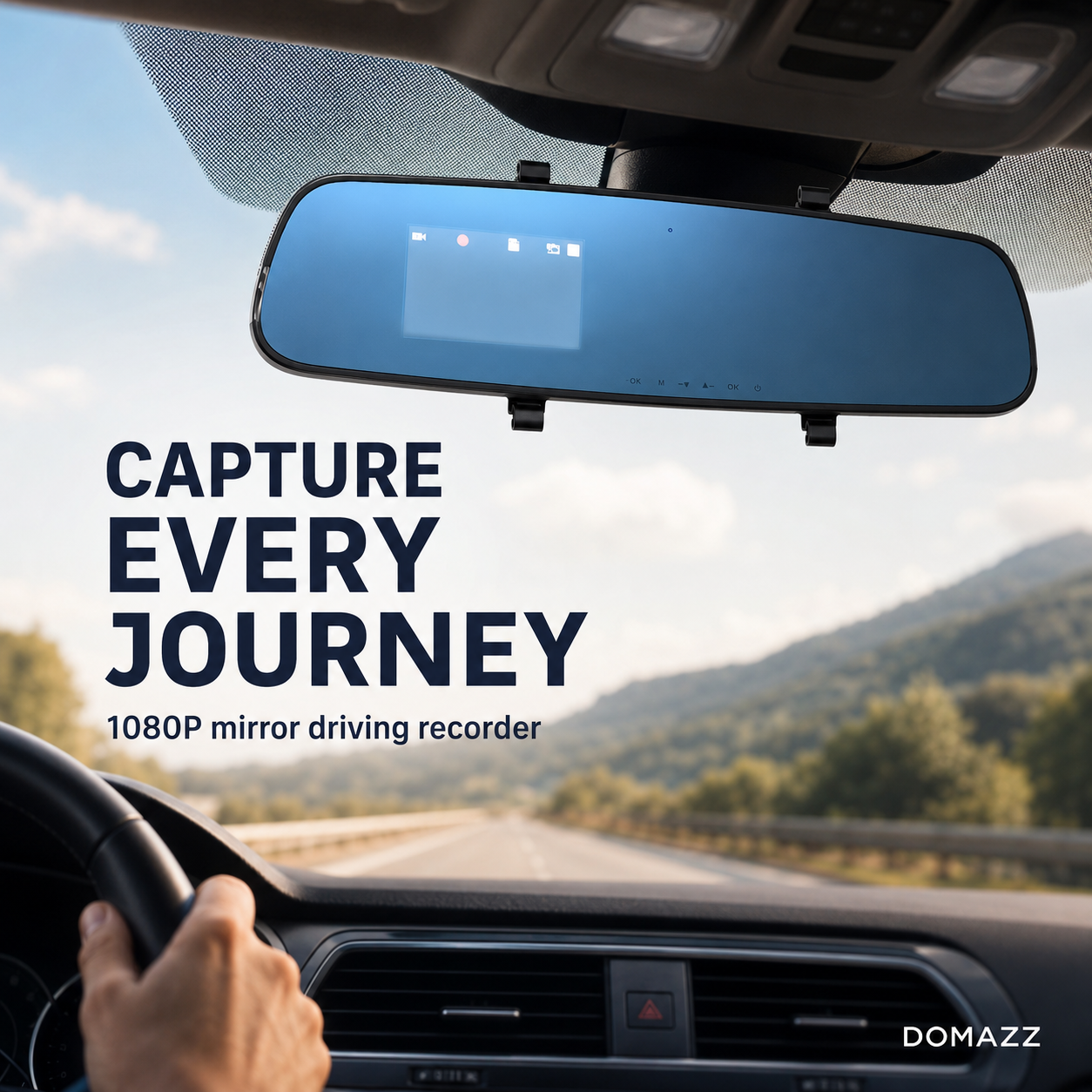 DOMAZZ Rearview Mirror Driving Recorder commercial product image